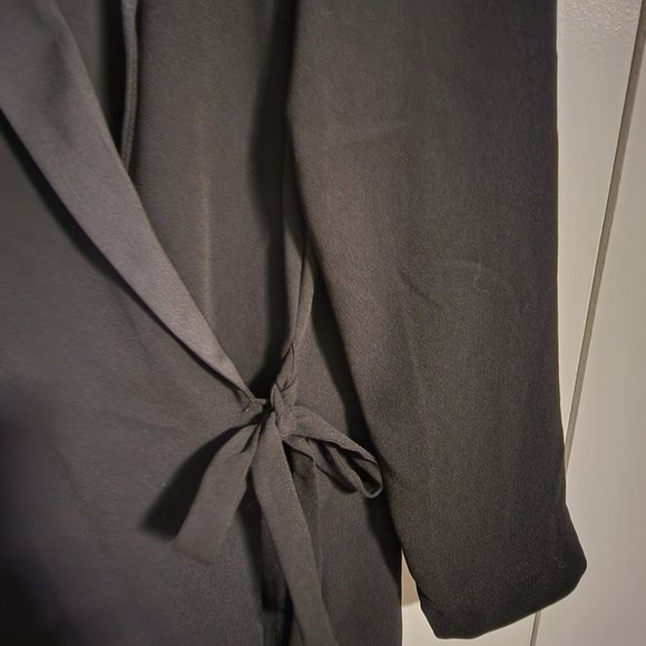 TopShop Front Wrap Mini Dress Blazer with Side Tie NWT | Size 10 - Picture 3 of 6